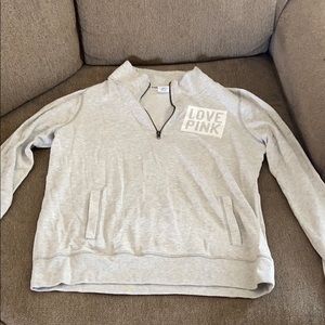 A gray sweater from pink.